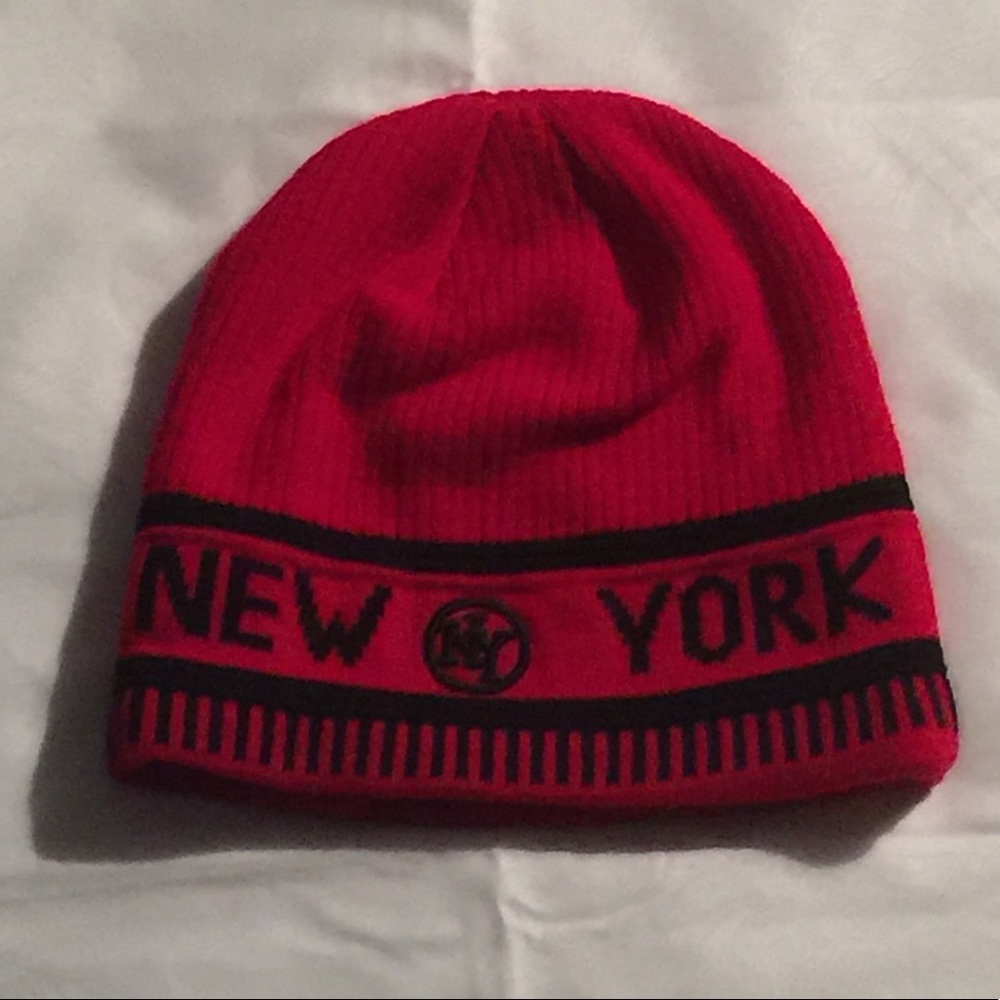 🔥🔥Red & Black New York Beanie🔥🔥